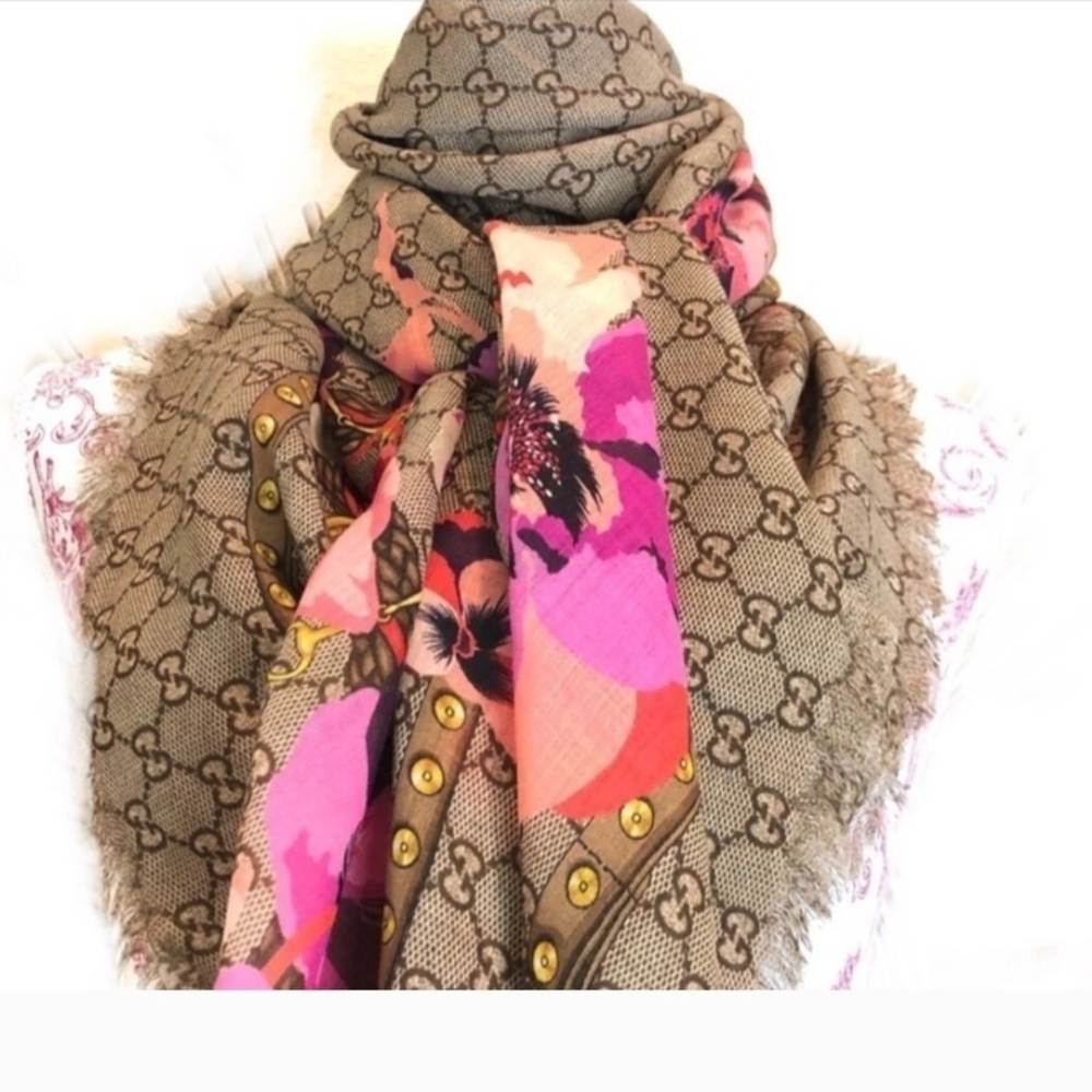Gucci Floral Print Scarf - SOLD & NO LONGER AVAILABLE